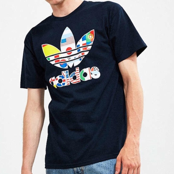 adidas international logo tee